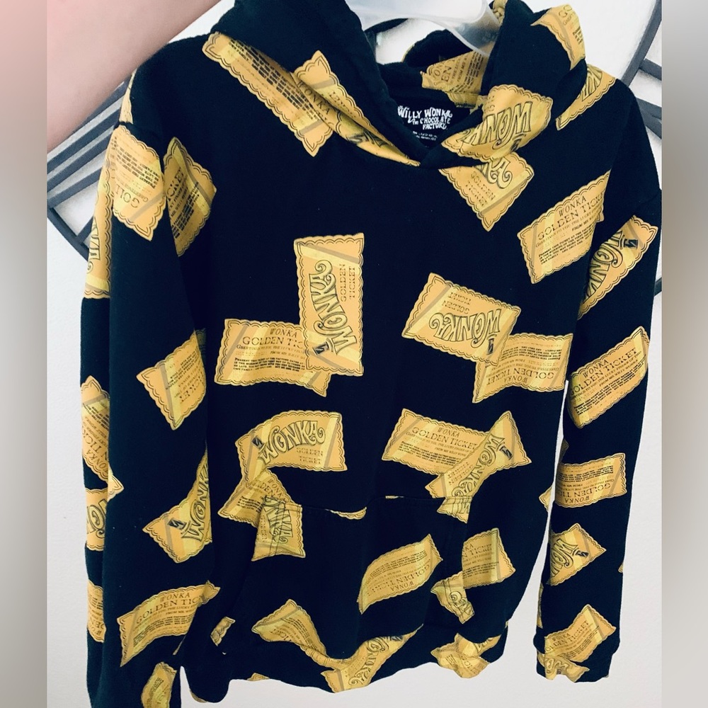 16y old boy Willy Wonka sweater